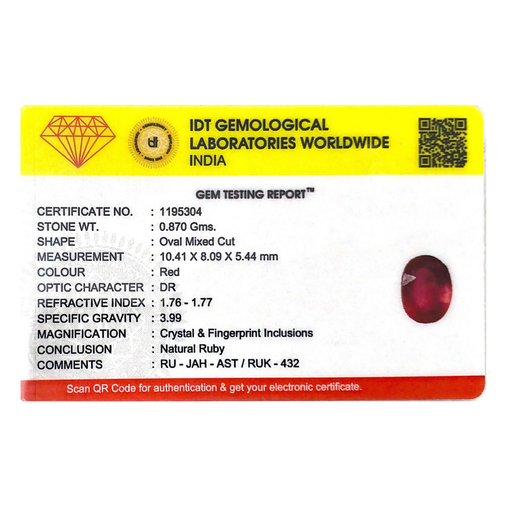 Ruby - 4.35 Carat