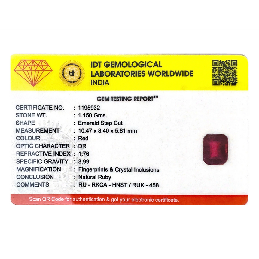 Ruby - 5.75 Carat