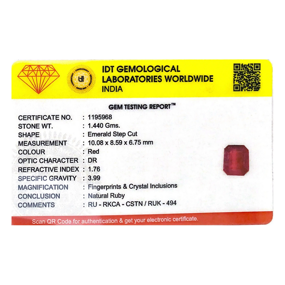 Ruby - 7.2 Carat