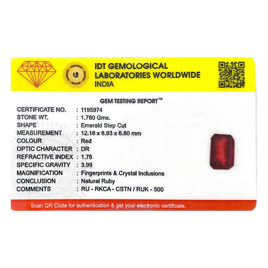 Ruby - 8.9 Carat