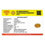 Yellow Sapphire - 7.35 Carat - Pramogh