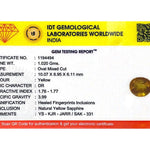 Yellow Sapphire - 5.1 Carat