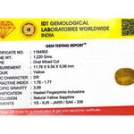 Yellow Sapphire - 6.1 Carat