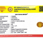 Yellow Sapphire - 9.55 Carat