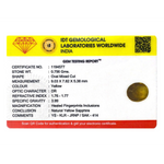 Yellow Sapphire - 3.78 Carat