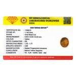 Yellow Sapphire - 5.7 Carat