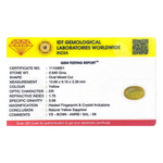 Yellow Sapphire - 4.2 Carat