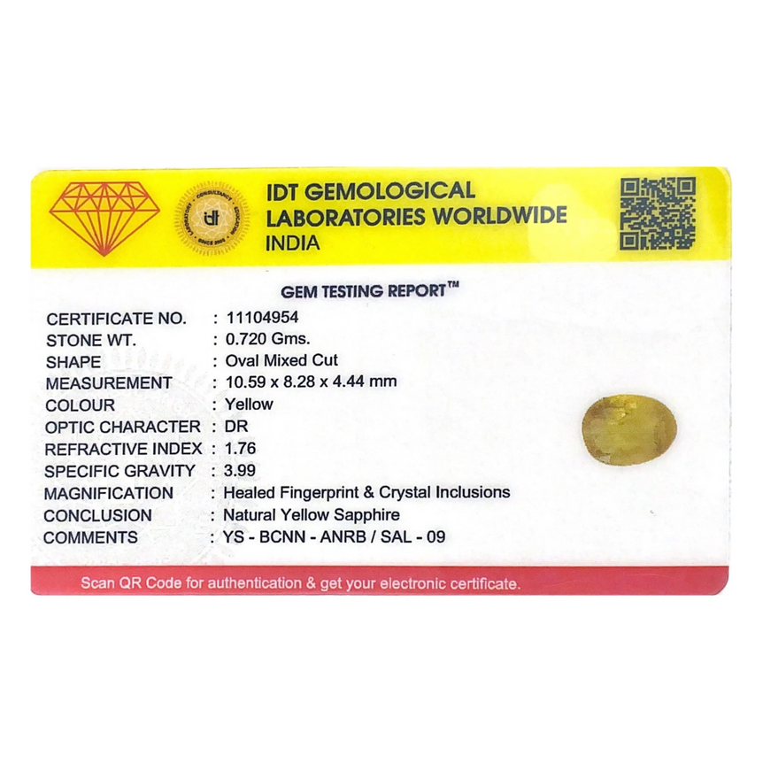 Yellow Sapphire - 3.6 Carat