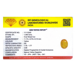 Yellow Sapphire - 6.82 Carat