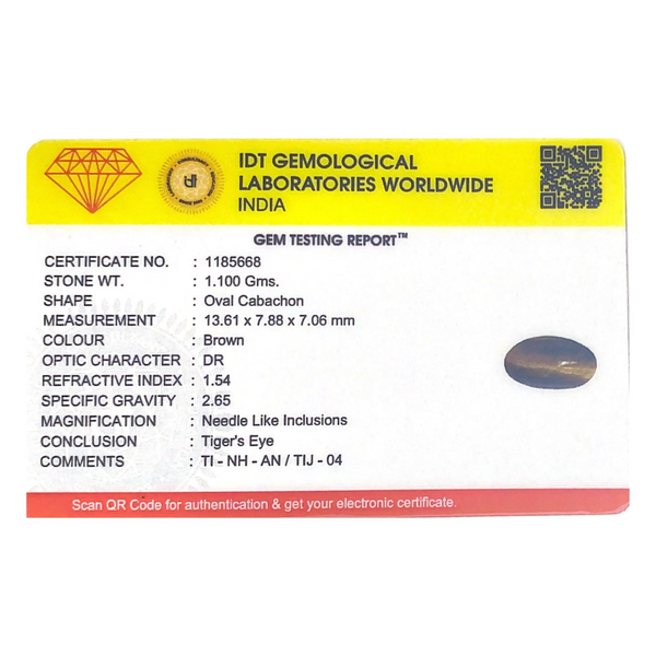 Tiger Eye - 5.5 Carat