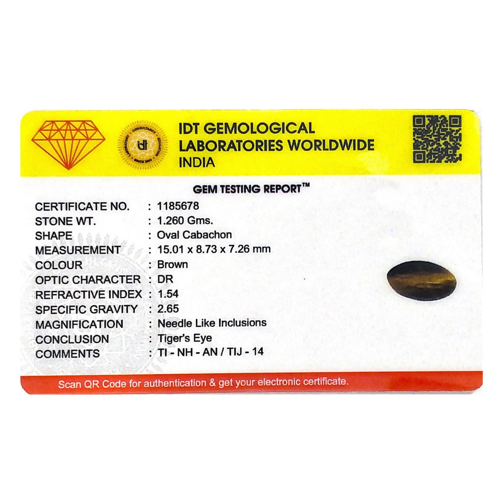 Tiger Eye - 6.3 Carat