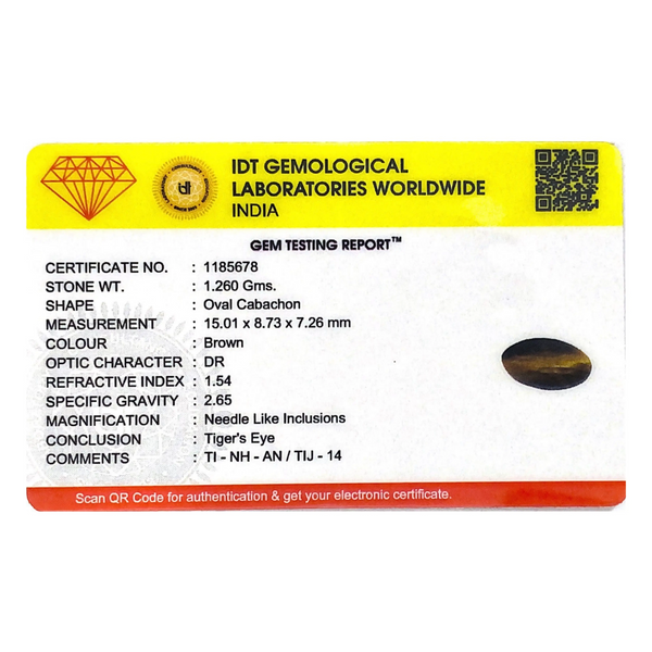 Tiger Eye - 6.3 Carat