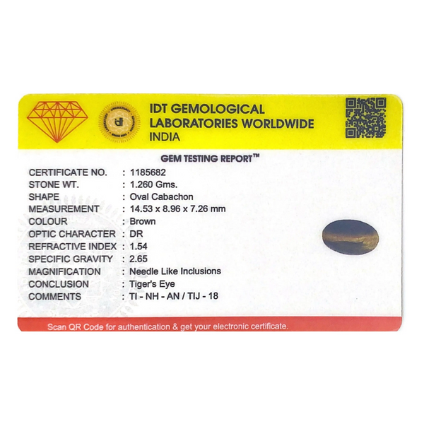 Tiger Eye - 6.3 Carat