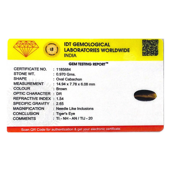 Tiger Eye - 4.85 Carat