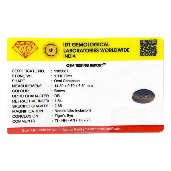 Tiger Eye - 5.55 Carat