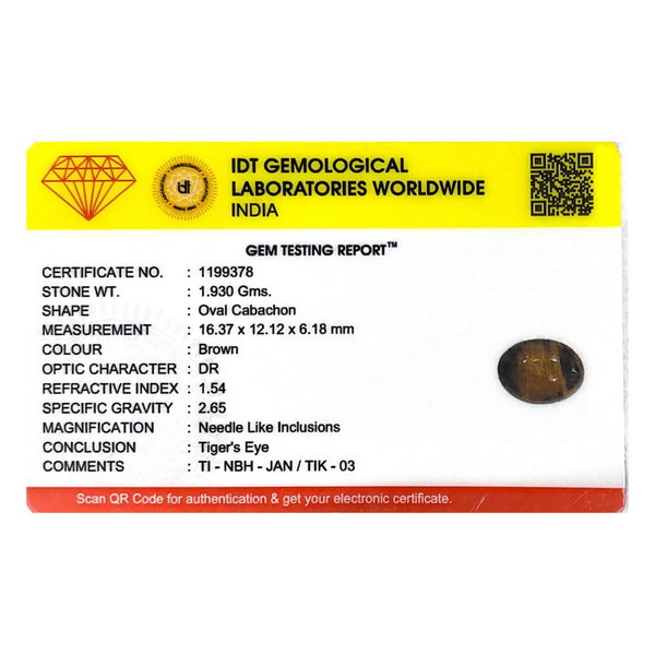 Tiger Eye - 9.65 Carat