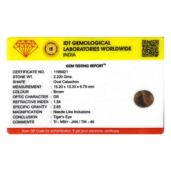 Tiger Eye - 11.1 Carat