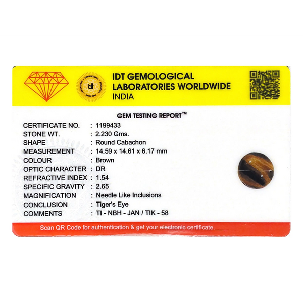 Tiger Eye - 11.15 Carat