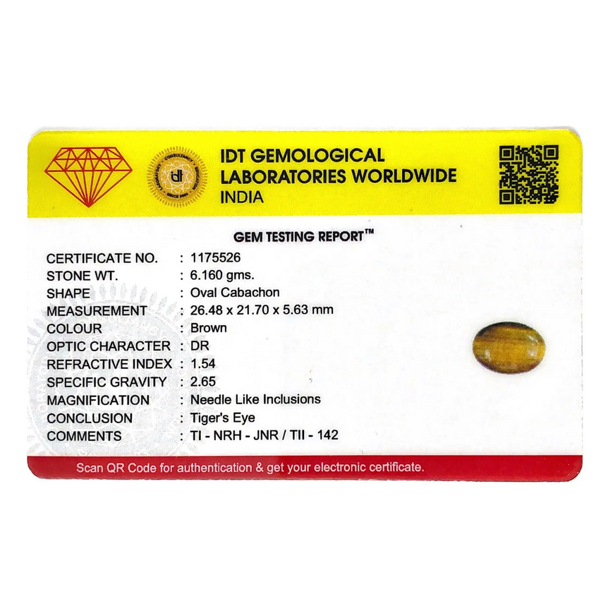 Tiger Eye - 30.8 Carat - Pramogh