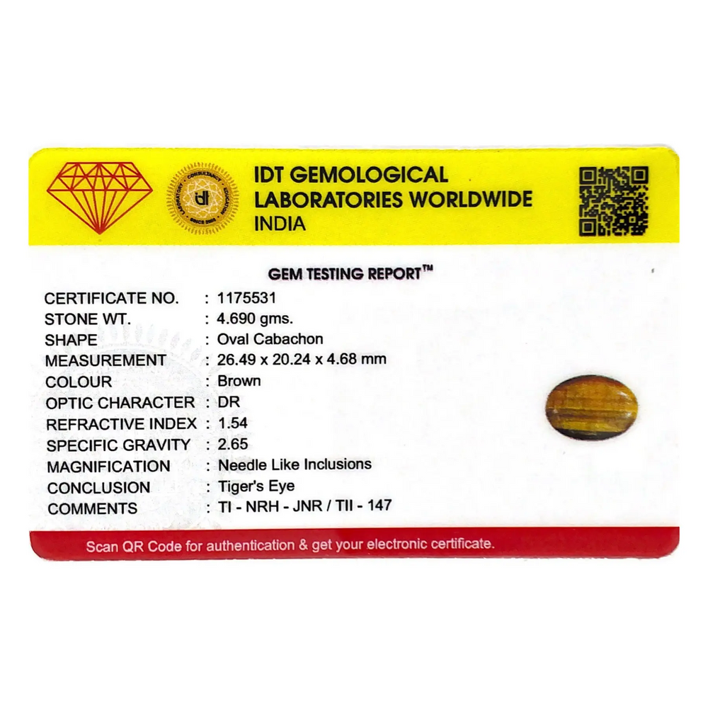 Tiger Eye - 23.45 Carat - Pramogh