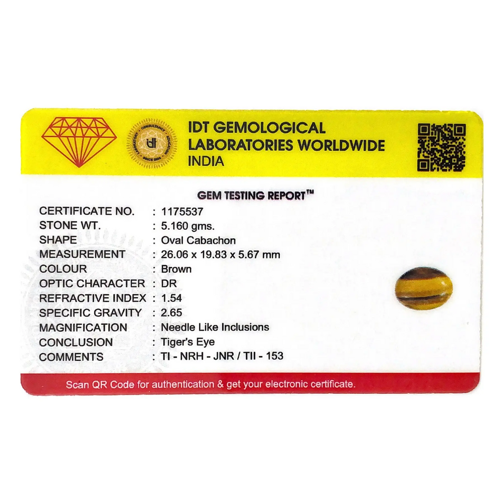Tiger Eye - 25.8 Carat - Pramogh