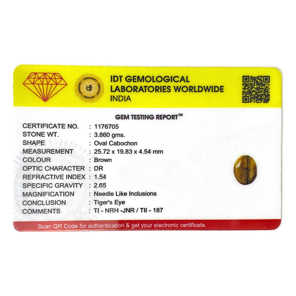 Tiger Eye - 19.3 Carat - Pramogh