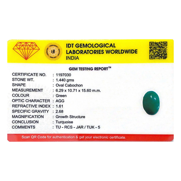 Turquoise - 7.2 Carat