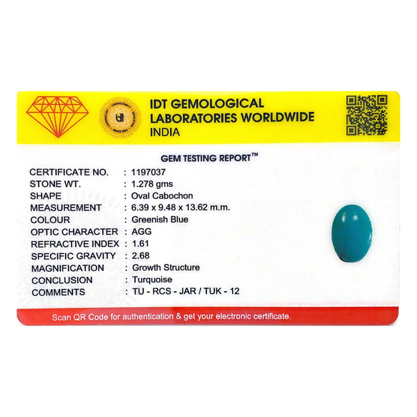 Turquoise - 6.39 Carat