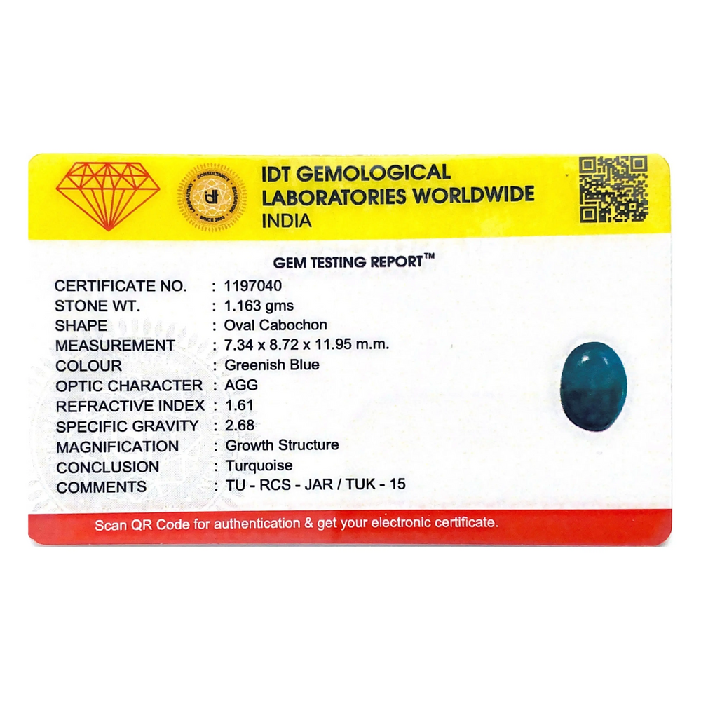 Turquoise - 5.82 Carat