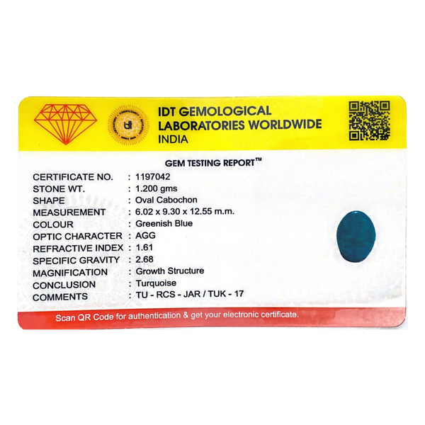 Turquoise - 6 Carat