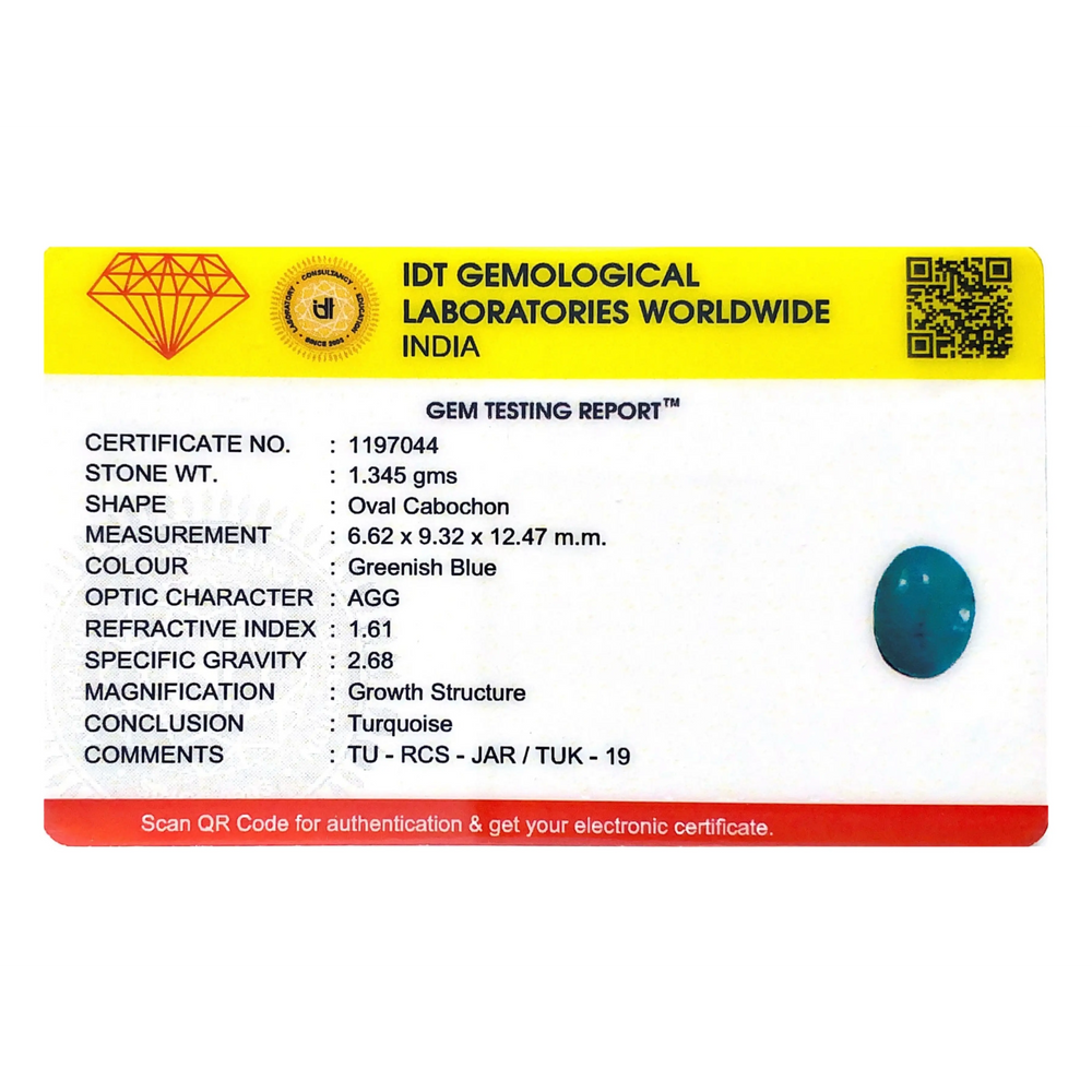 Turquoise - 6.73 Carat