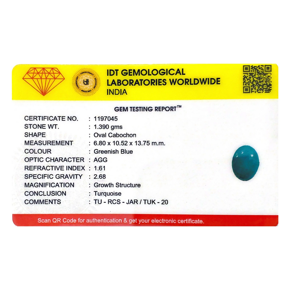 Turquoise - 6.95 Carat