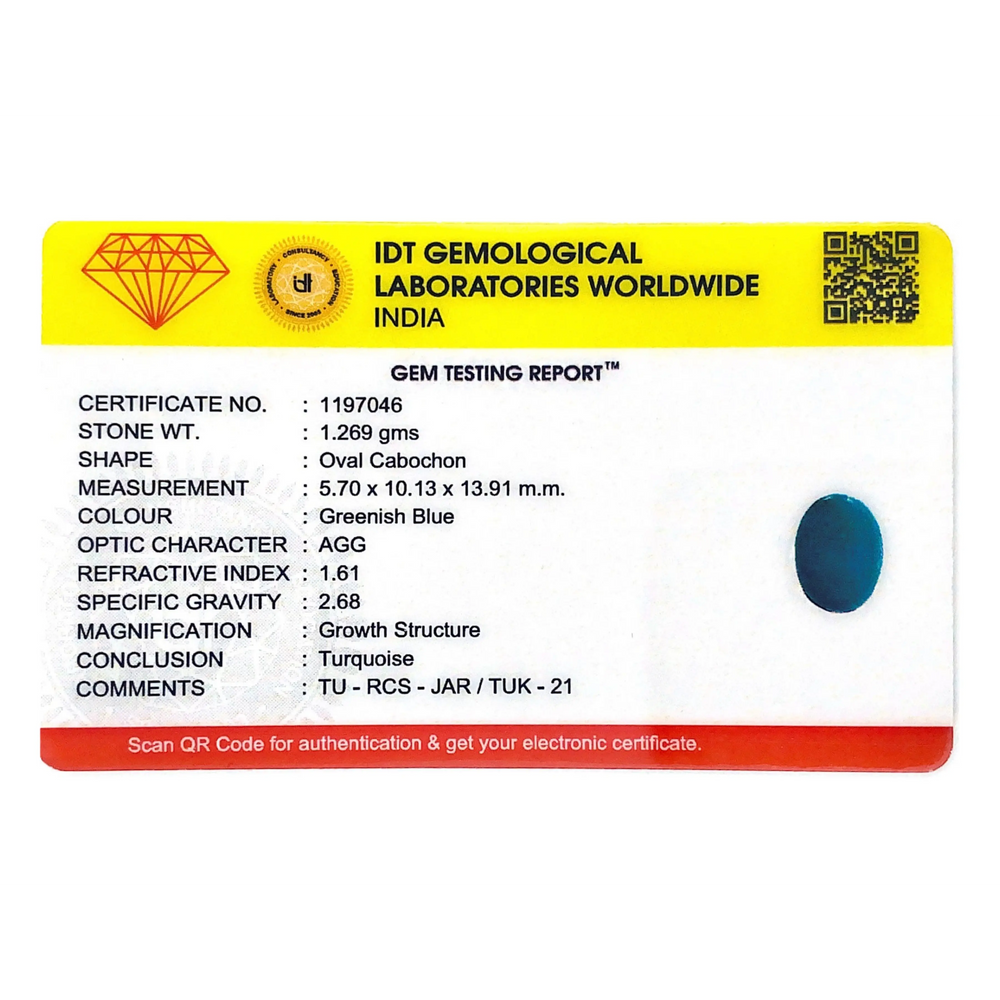 Turquoise - 6.35 Carat