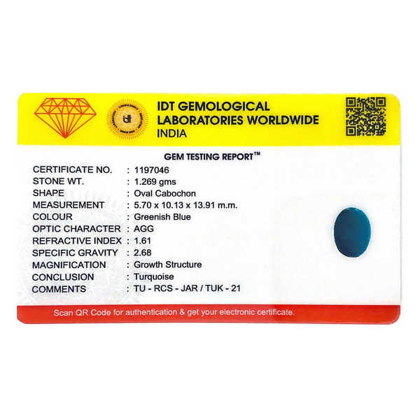 Turquoise - 6.35 Carat
