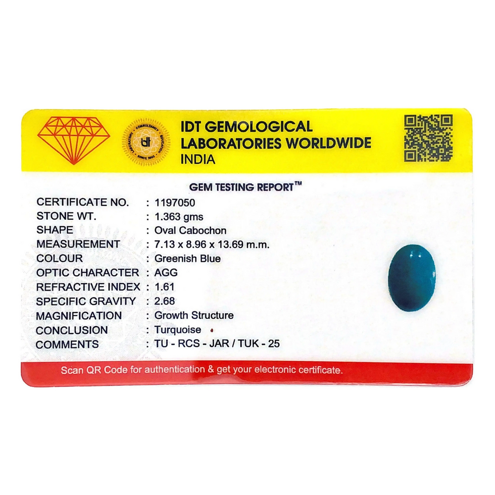 Turquoise - 6.82 Carat