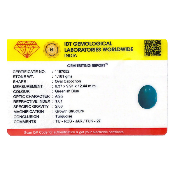 Turquoise - 5.81 Carat