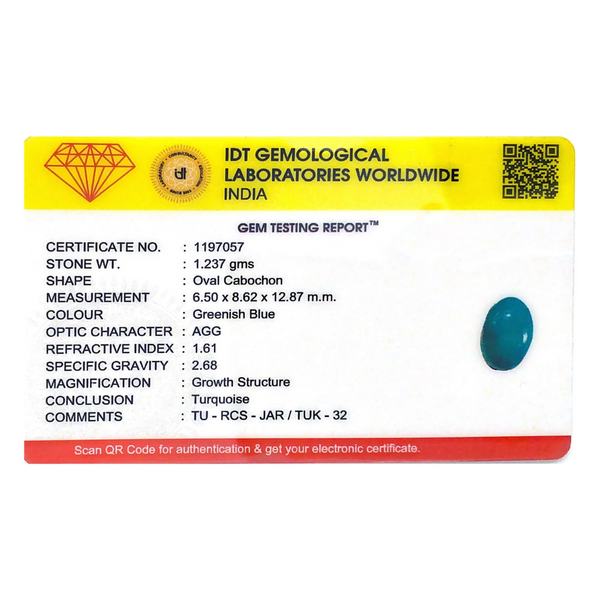 Turquoise - 6.19 Carat