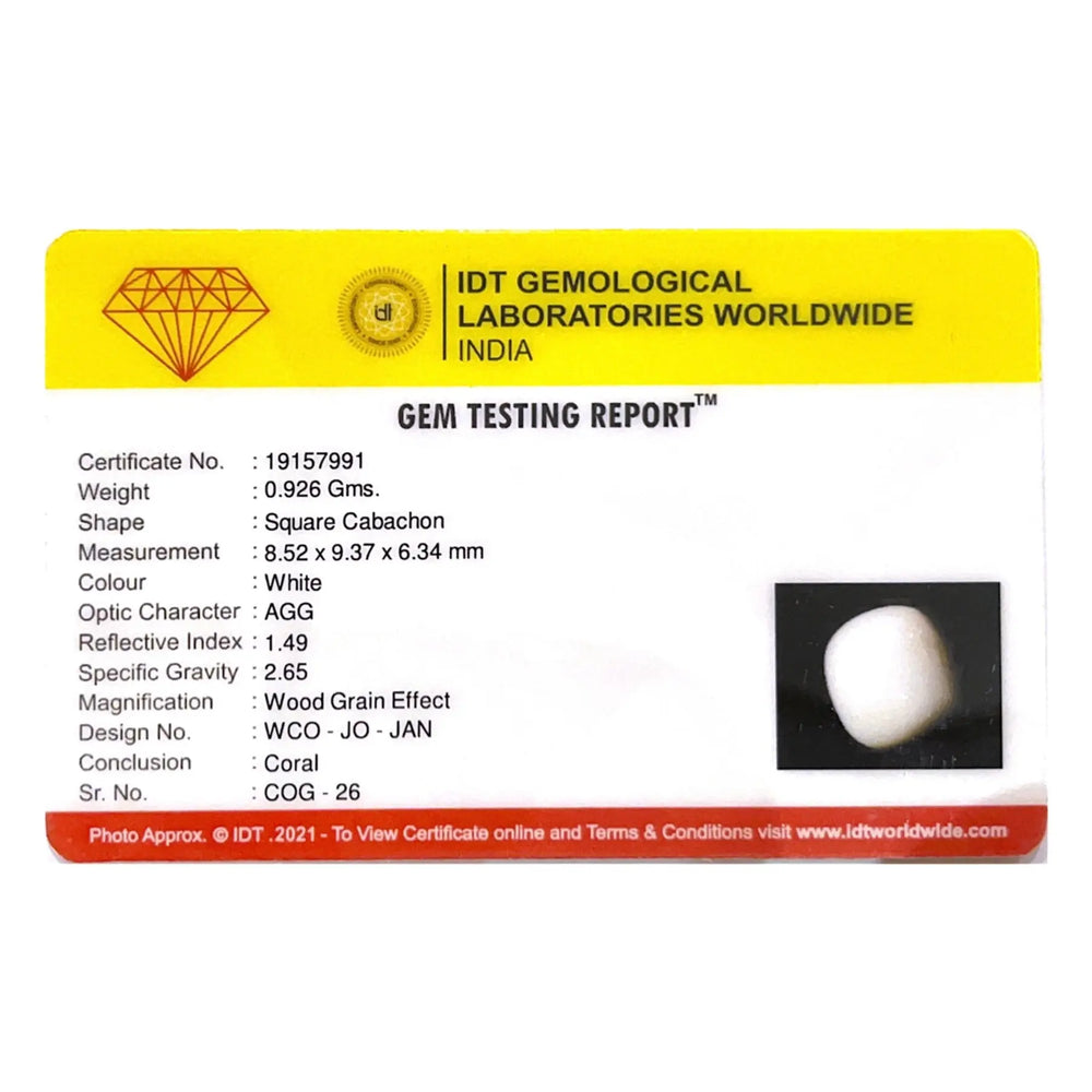 White Coral - 4.63 Carat - Pramogh
