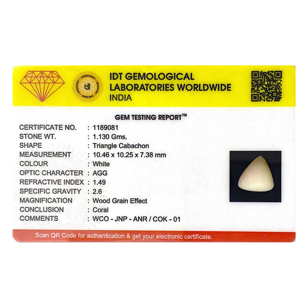White Coral - 5.65 Carat