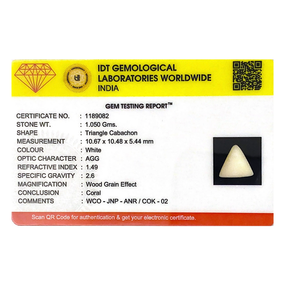 White Coral - 5.25 Carat