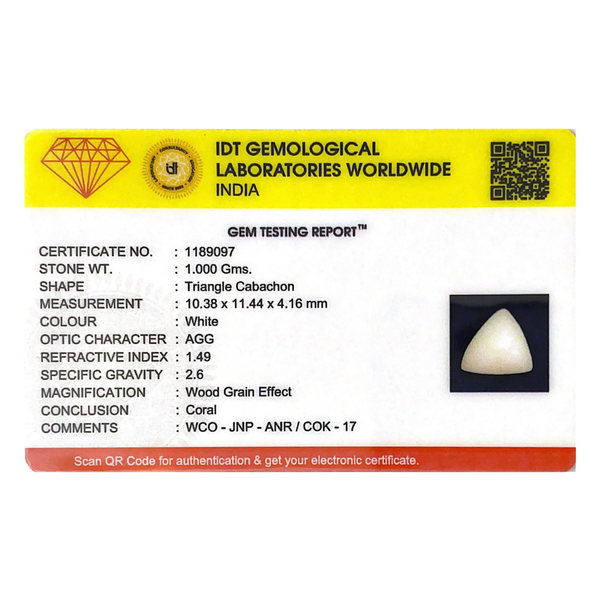 White Coral - 5 Carat
