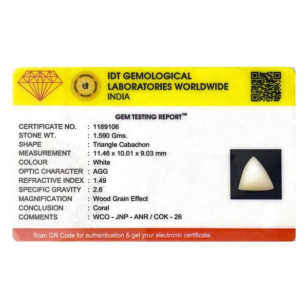 White Coral - 7.95 Carat