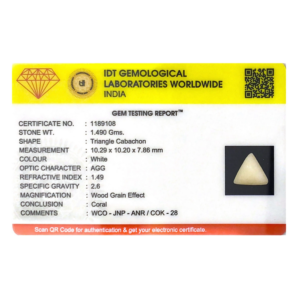 White Coral - 7.45 Carat