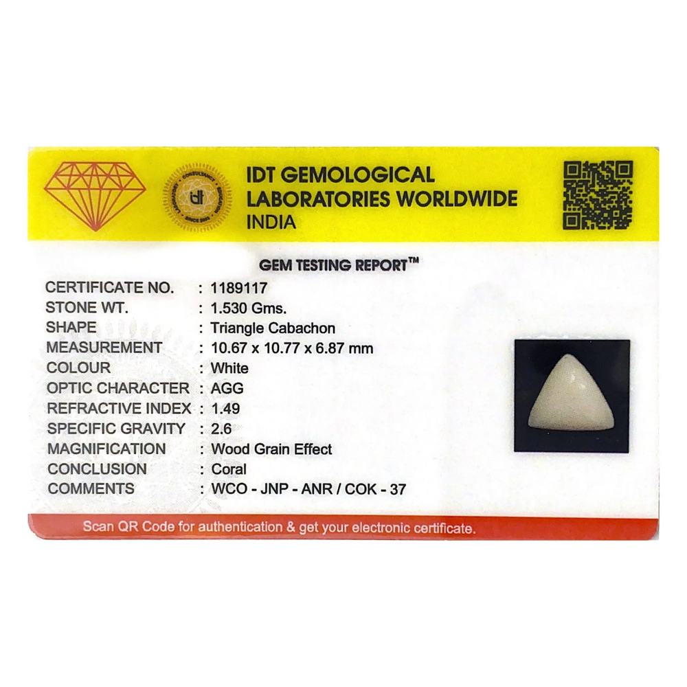 White Coral - 7.65 Carat