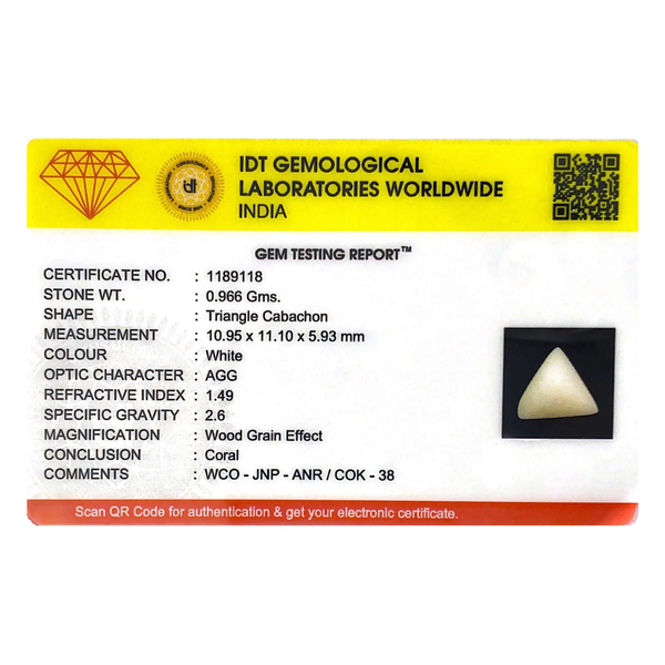 White Coral - 4.83 Carat