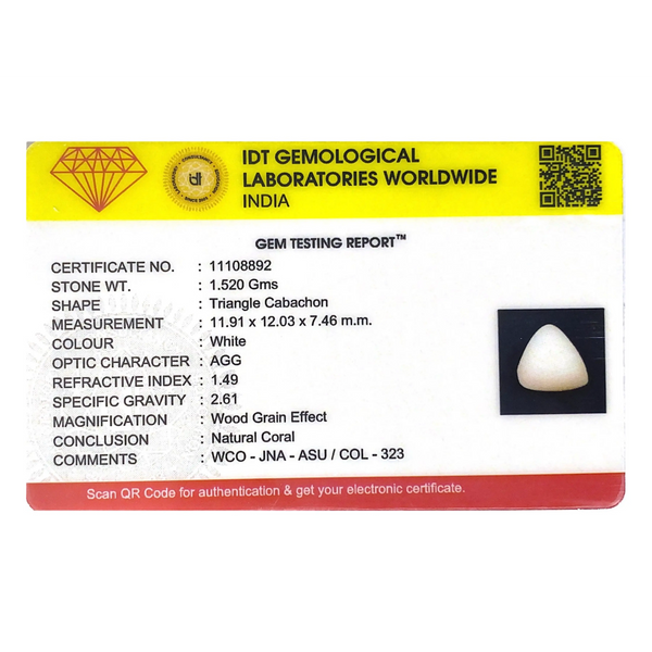White Coral - 7.6 Carat