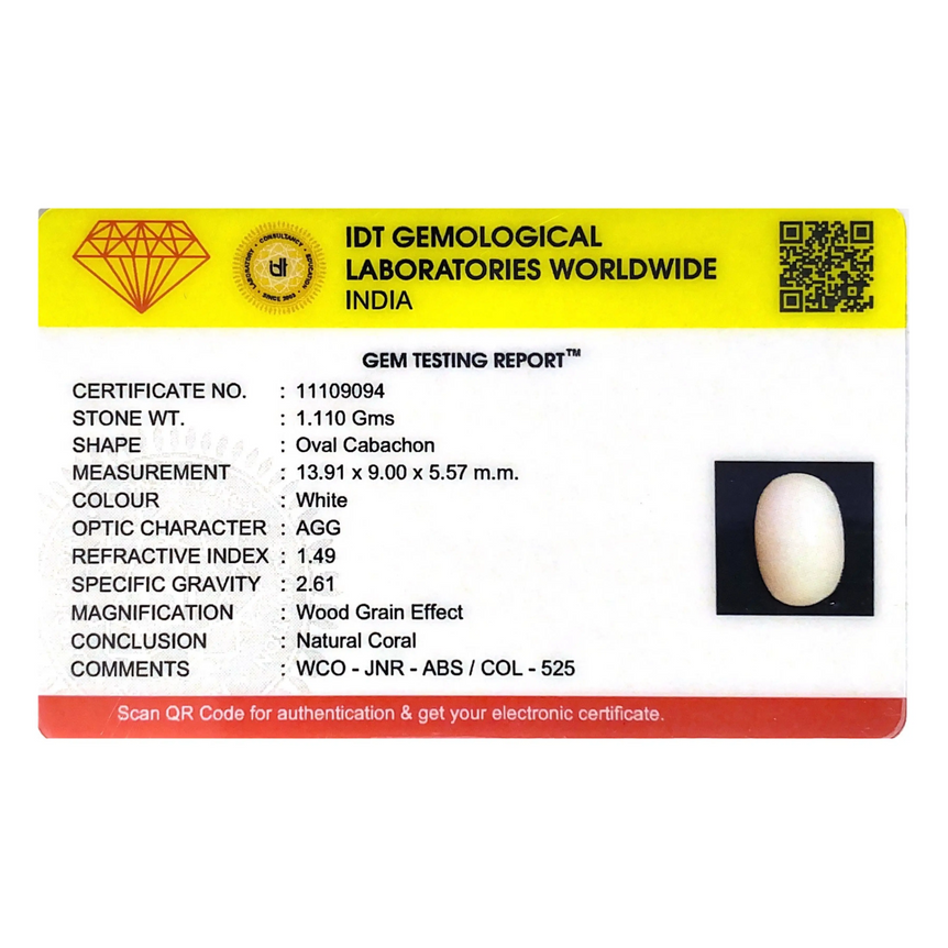 White Coral - 5.55 Carat