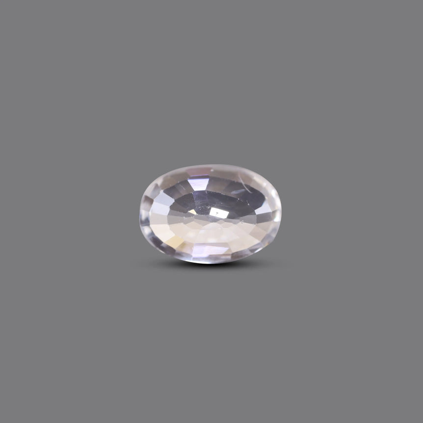 Natural White Zircon - 7.2 Carat - Pramogh