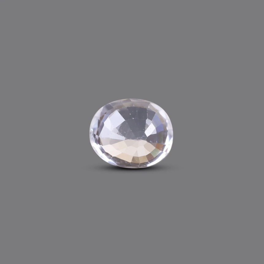 Natural White Zircon - 6.6 Carat - Pramogh