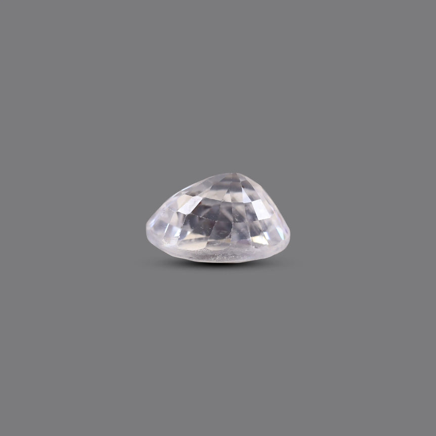 Natural White Zircon - 6.6 Carat - Pramogh
